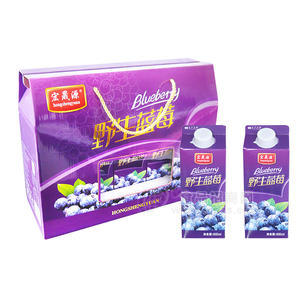 野生蓝莓礼盒装果汁饮料488ml