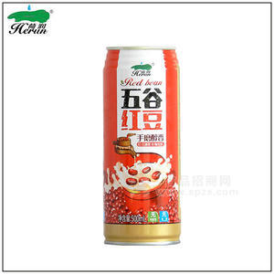 荷潤(rùn) 五谷紅豆 紅豆?jié)鉂{谷物飲料 500ml