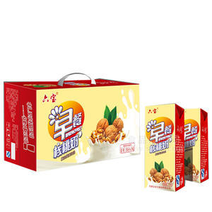 六寶 早餐奶 核桃奶 復(fù)合蛋白飲品 250mlx24盒