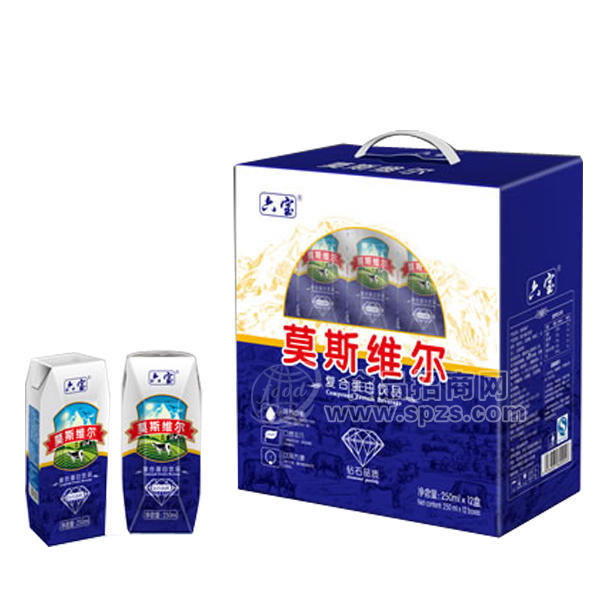 ·六宝 莫斯维尔 复合蛋白饮品 250mlx12盒 