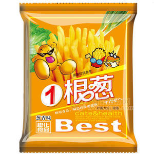 1根葱 葱香味 薯条 方便食品 儿童食品
