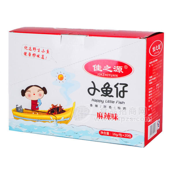 佳之源 麻辣味小魚仔16gx20包 休閑食品