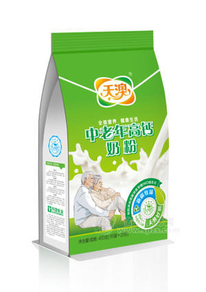 新疆天澳牌中老年高钙奶粉