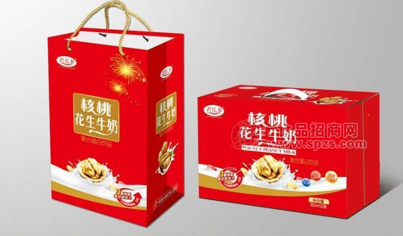 君樂多核桃花生牛奶