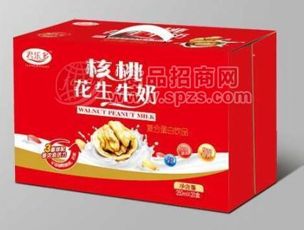 君樂多核桃花生奶外箱