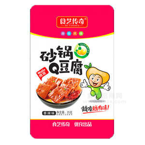 食藝傳奇 香辣味砂鍋Q豆腐25g 豆干系列 一元包