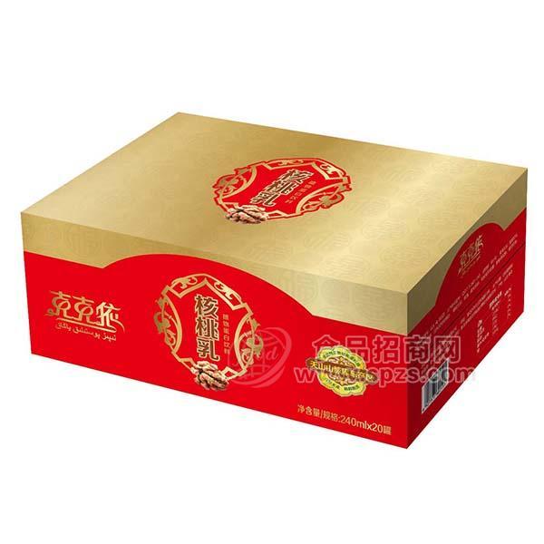 ·克克依 核桃乳240mlx20罐植物蛋白饮料 