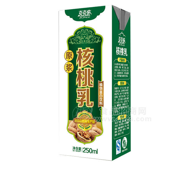 ·克克依 原浆核桃乳250ml植物蛋白饮料 