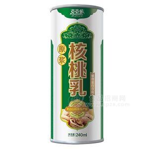 克克依 原漿核桃乳240ml植物蛋白飲料