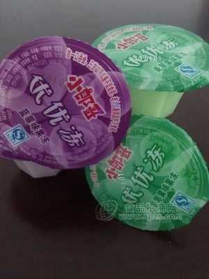 蓝莓味、青苹果味果冻布丁