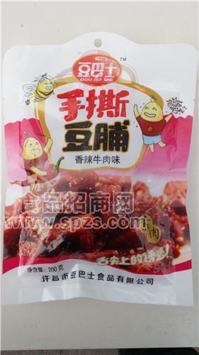 200g香辣牛肉味手撕豆脯