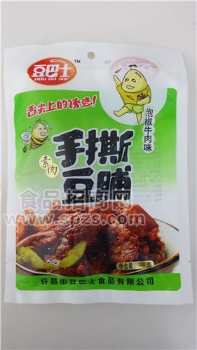 100g豆巴士手撕豆脯香菇牛肉味