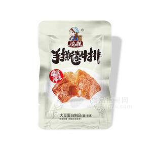 凌妹手撕素牛排 大豆蛋白制品 酱汁味