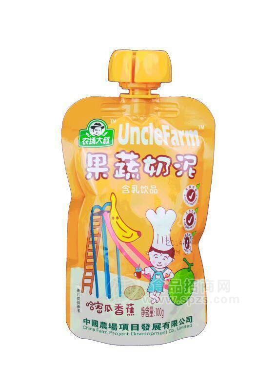 農(nóng)場大叔 果蔬奶泥含乳飲品 哈密瓜香蕉