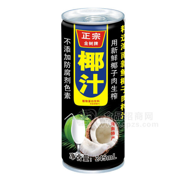 ·正宗椰汁植物蛋白饮料245ml 