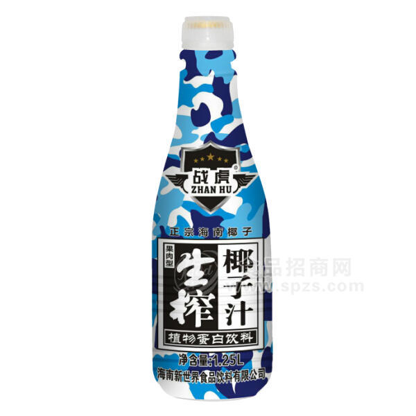 ·战虎 生榨椰子汁1.25L 