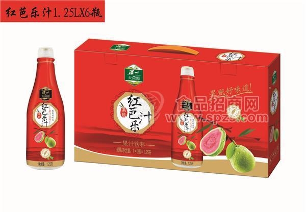 红芭乐汁果汁饮料1.25l