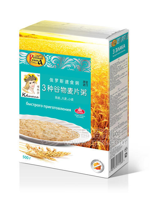 3种谷物麦片粥 500g