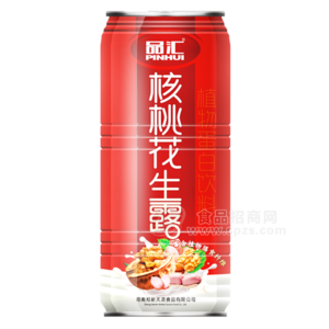 品汇 核桃花生露植物蛋白饮料 罐装