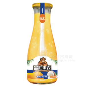 品汇 椰肉芒果汁饮料1L