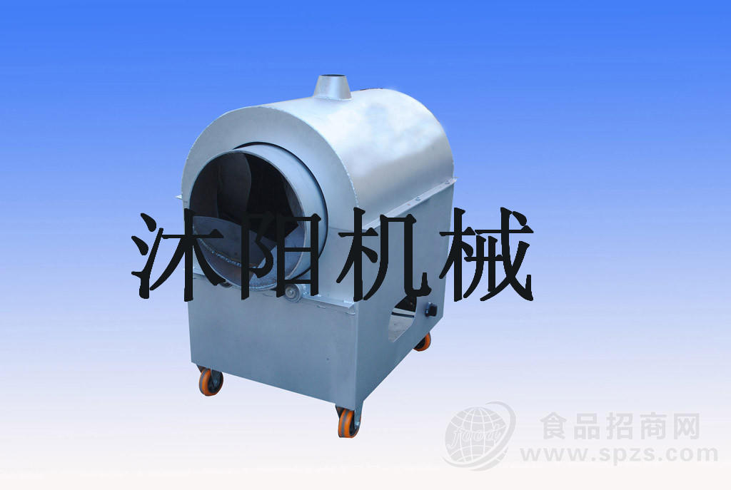 山西30斤烧煤花生炒货机--滚筒炒货机报价--质保一年
