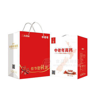 三九食品中老年无蔗糖高钙奶