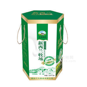 三九食品新西蘭牧場(chǎng)奶中老年高鈣奶250mlx12盒