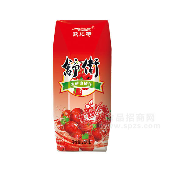 歐比特發(fā)酵山楂汁凈含量250ml