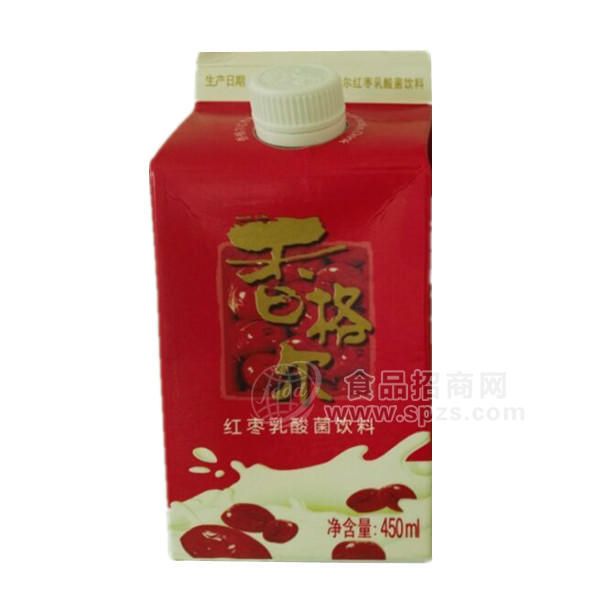 香格爾 紅棗乳酸菌飲料 450ml