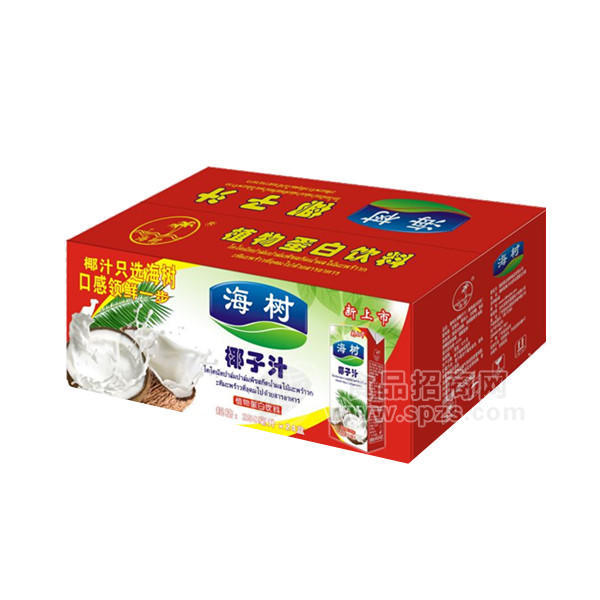 ·海树椰子汁利乐包箱装 