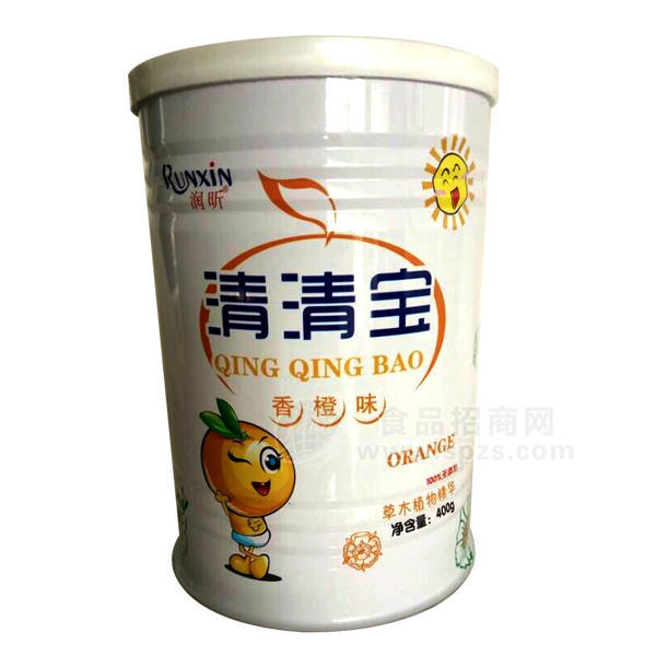 潤(rùn)昕 清清寶香橙味固體飲料400g