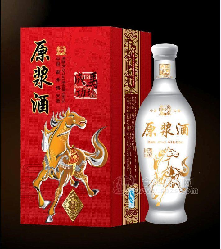 復(fù)興夢濃香型白酒 馬到成功原漿酒