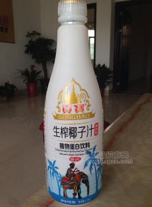 生榨椰子汁植物蛋白飲料1.25L