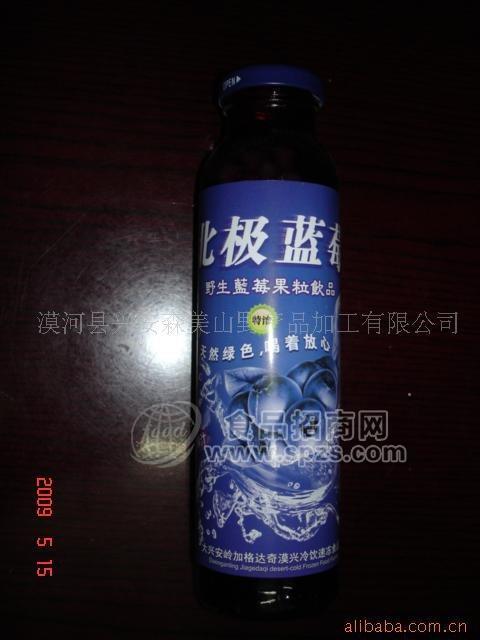 藍莓果粒果汁飲料