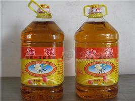 洁花压榨一级花生油5L