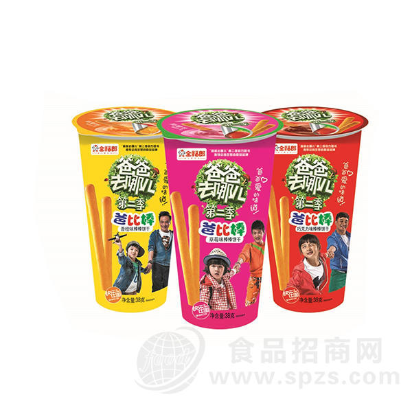 金福郎 爸比棒 蘸酱棒棒饼干 38g