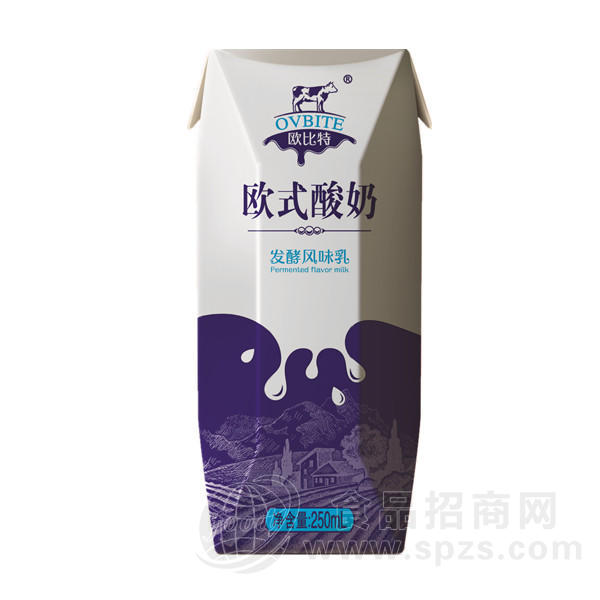 欧比特欧式酸奶 发酵风味乳 250ml