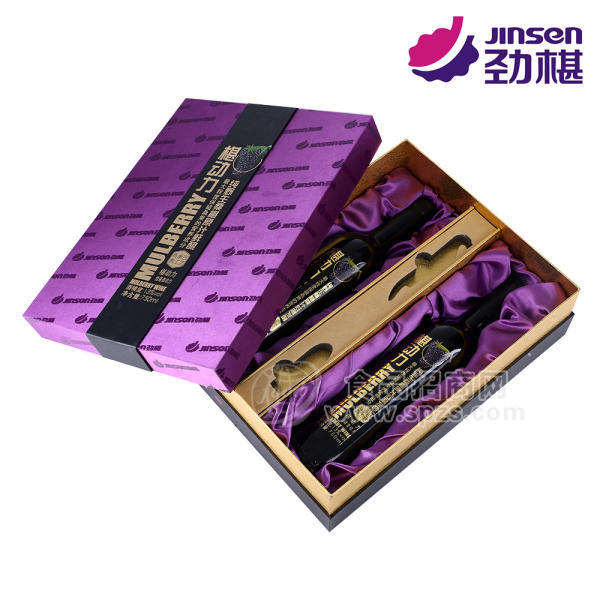 ·中高端桑椹干红750ml 桑葚果酒 果香浓郁红酒 