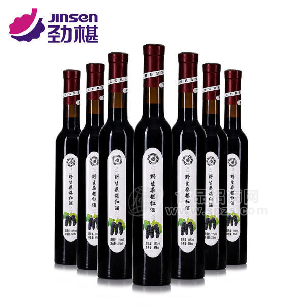 野生桑葚红酒 375ml