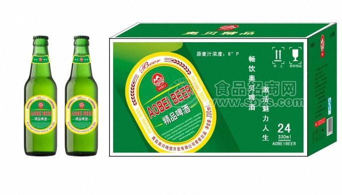 蓝色精品啤酒330毫升