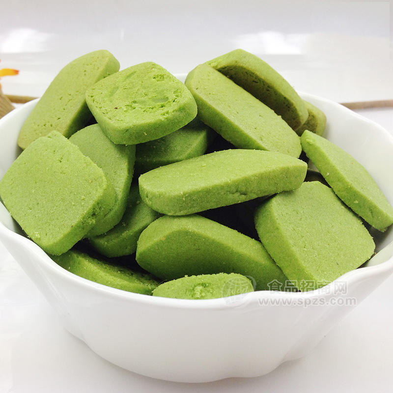 【批发】淘麦屋抹茶曲奇饼干抹茶饼干批发抹茶饼干代加工一件代发