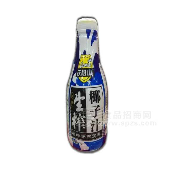 鐵樹山生榨椰子汁植物蛋白飲料1L