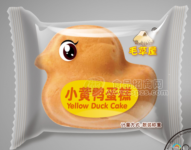 毛草屋小黄鸭蛋糕