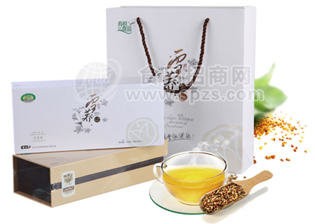 雪荞苦荞茶金银礼盒送礼佳品