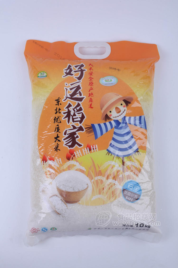 百年黑土 好运稻家东北优质大米10kg/袋