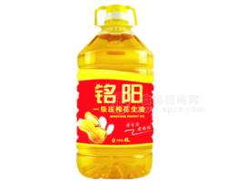 铭阳一级压榨4升花生油
