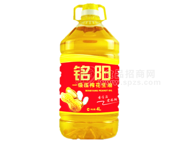 铭阳一级压榨4升花生油