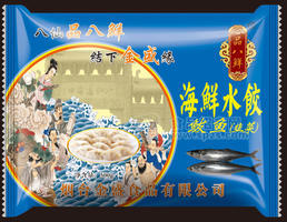 500g速冻海鲜水饺（鲅鱼韭菜馅）