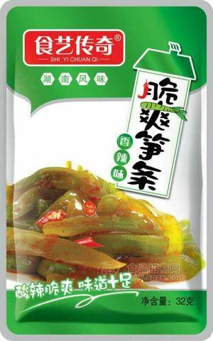 一元休閑食品 素食脆爽筍條 榨菜