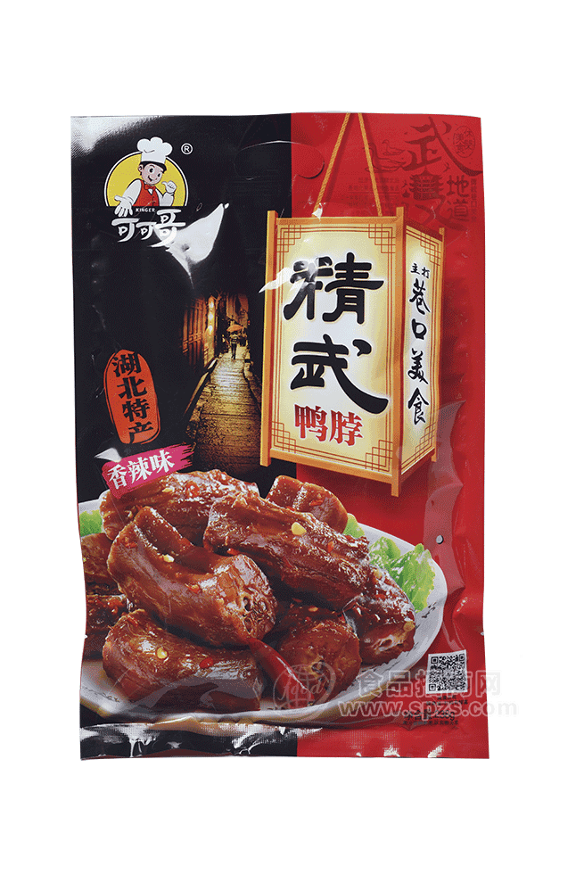 可可哥 香辣鸭脖238g 精武鸭脖